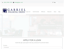 Tablet Screenshot of gabrielfinancialgroup.com